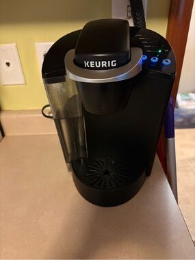 Keurig Black and Silver Single-Serve Coffee Maker